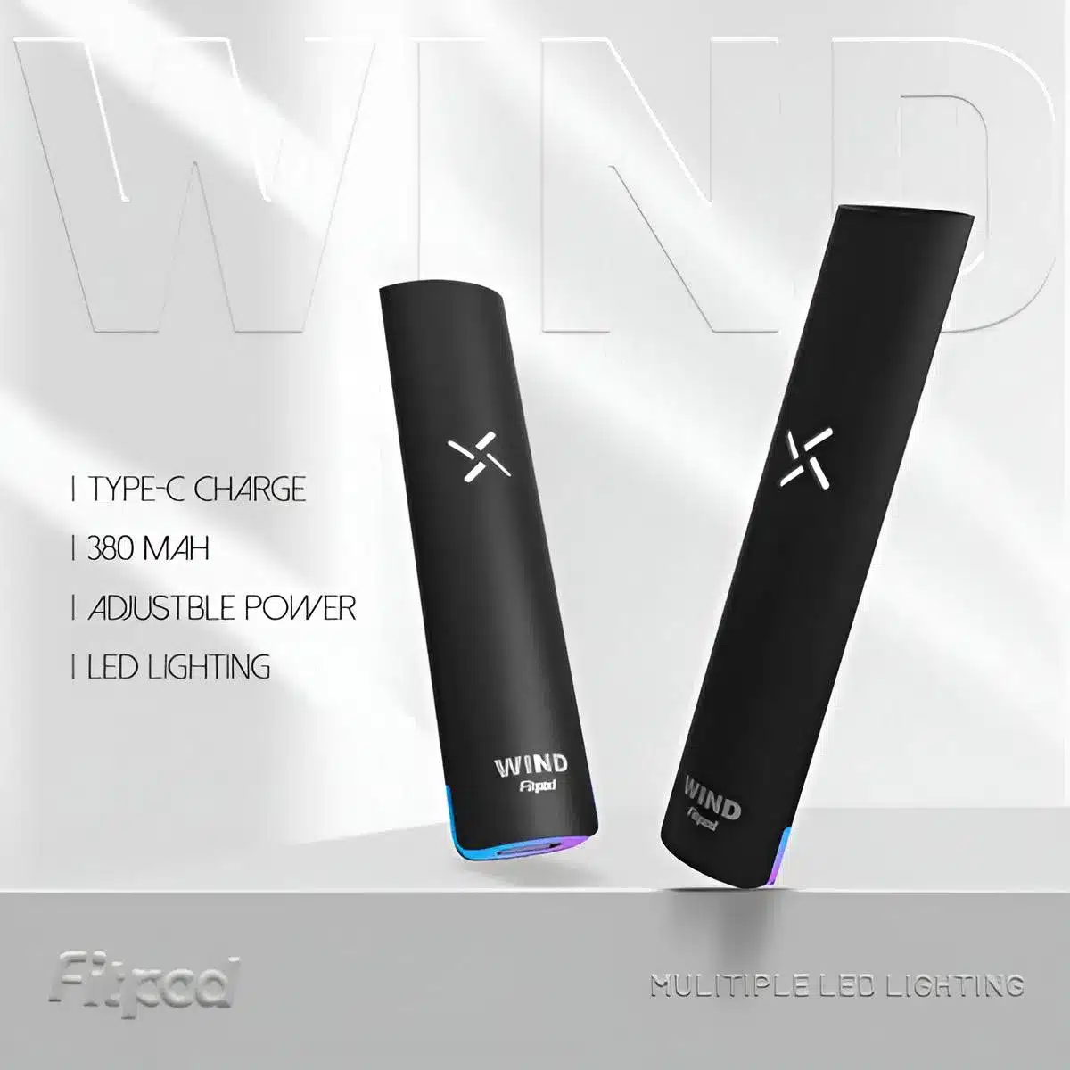 Fitpod Wind 氣流調節煙桿｜四檔霧化模式｜適配RELX一代·SP2·LANA｜7-11到付
