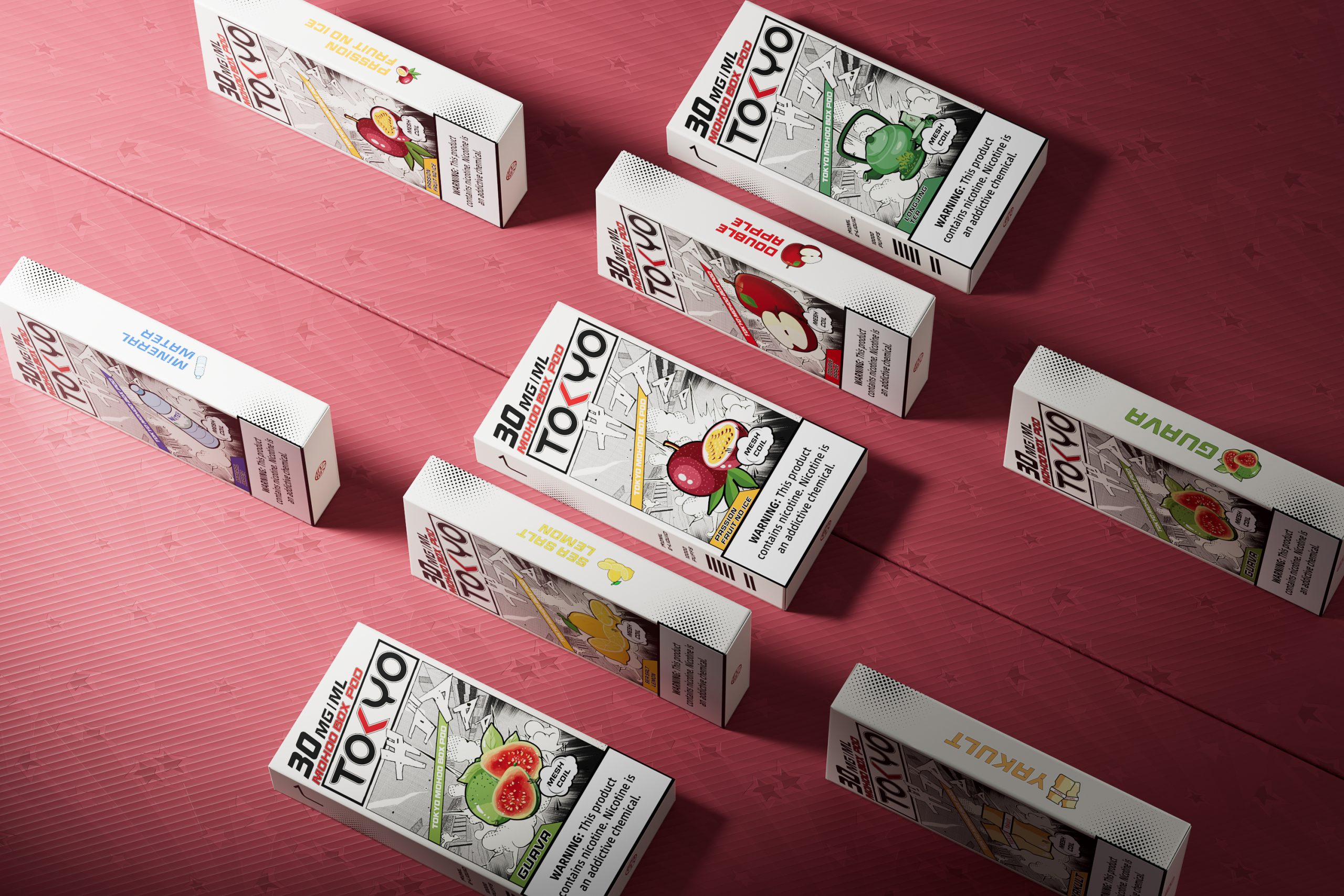 TOKYO MOHOO BOX 東京魔盒煙彈｜大容量換彈式主機・買三盒加150送主機・台灣電子菸批發